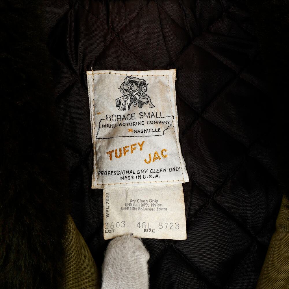 Vtg Tuff Jac Mens 48L Satin Bomber Horace Small Manufacturing Company Nashville - Picture 8 of 12